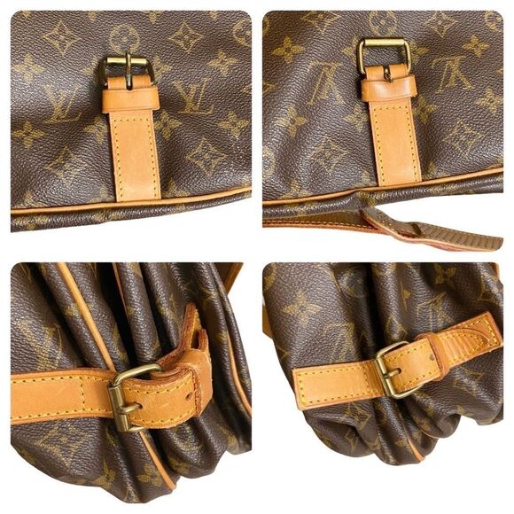 Louis Vuitton Monogram Saumur 35 Shoulder/Crossbody Bag 💼 AR0932 - Picture 14 of 17